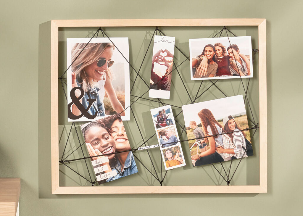 Cornice con foto personali e ricordi